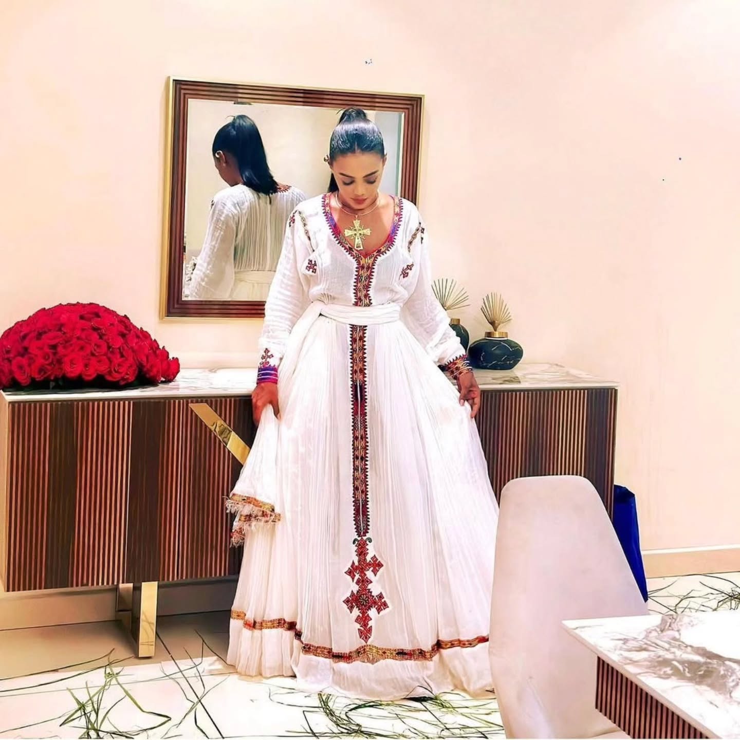 Traditional Ethiopian Dress Elegant Habesha Cloth & Authentic Ethiopian Clothing