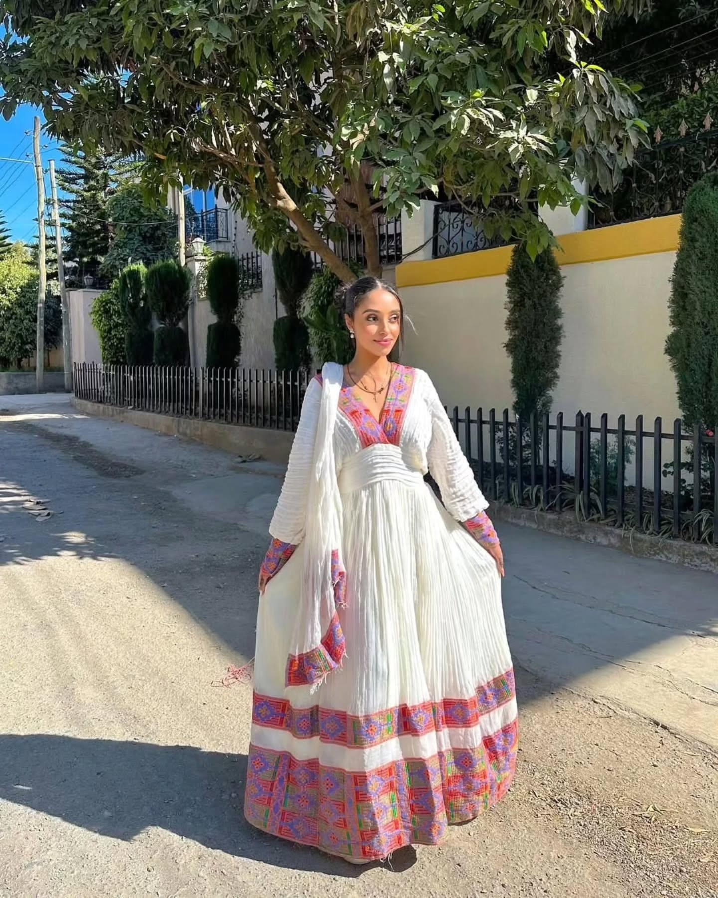 Traditional Ethiopian Clothing Elegant Habesha Kemis Timeless Habesha Dress 190
