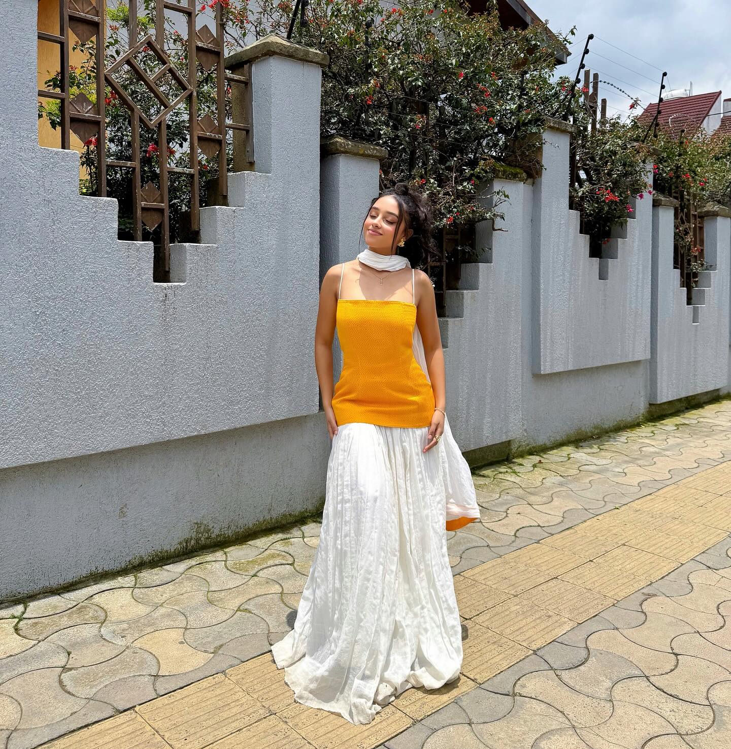 Minimal Modern Habesha Dress Yellow Top Ethiopian Clothing Stunning Habesha Kemis For Events 152
