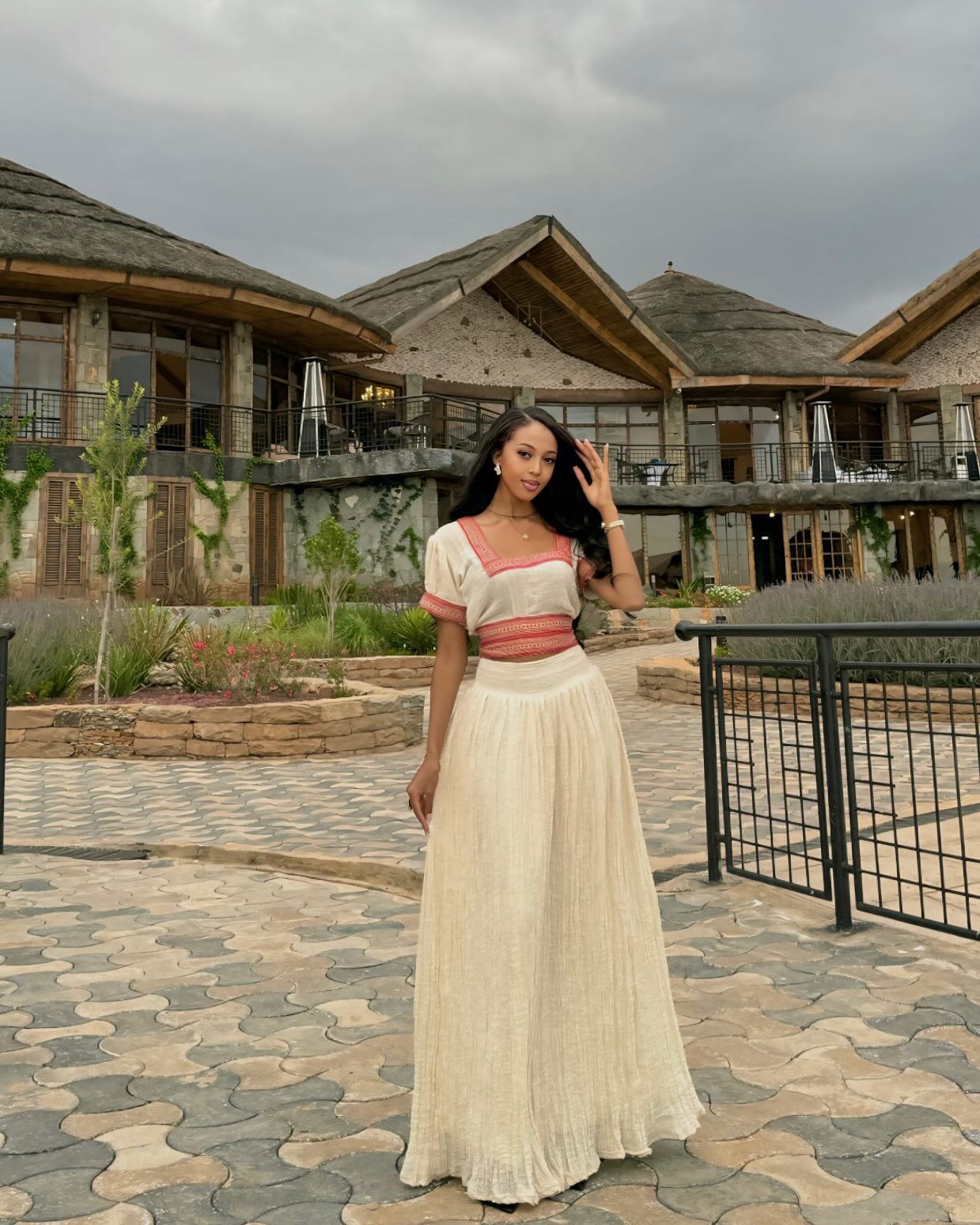 Short Sleeve Habesha Dress Stylish Traditional Ethiopian Clothing Timeless Habesha Kemis 279