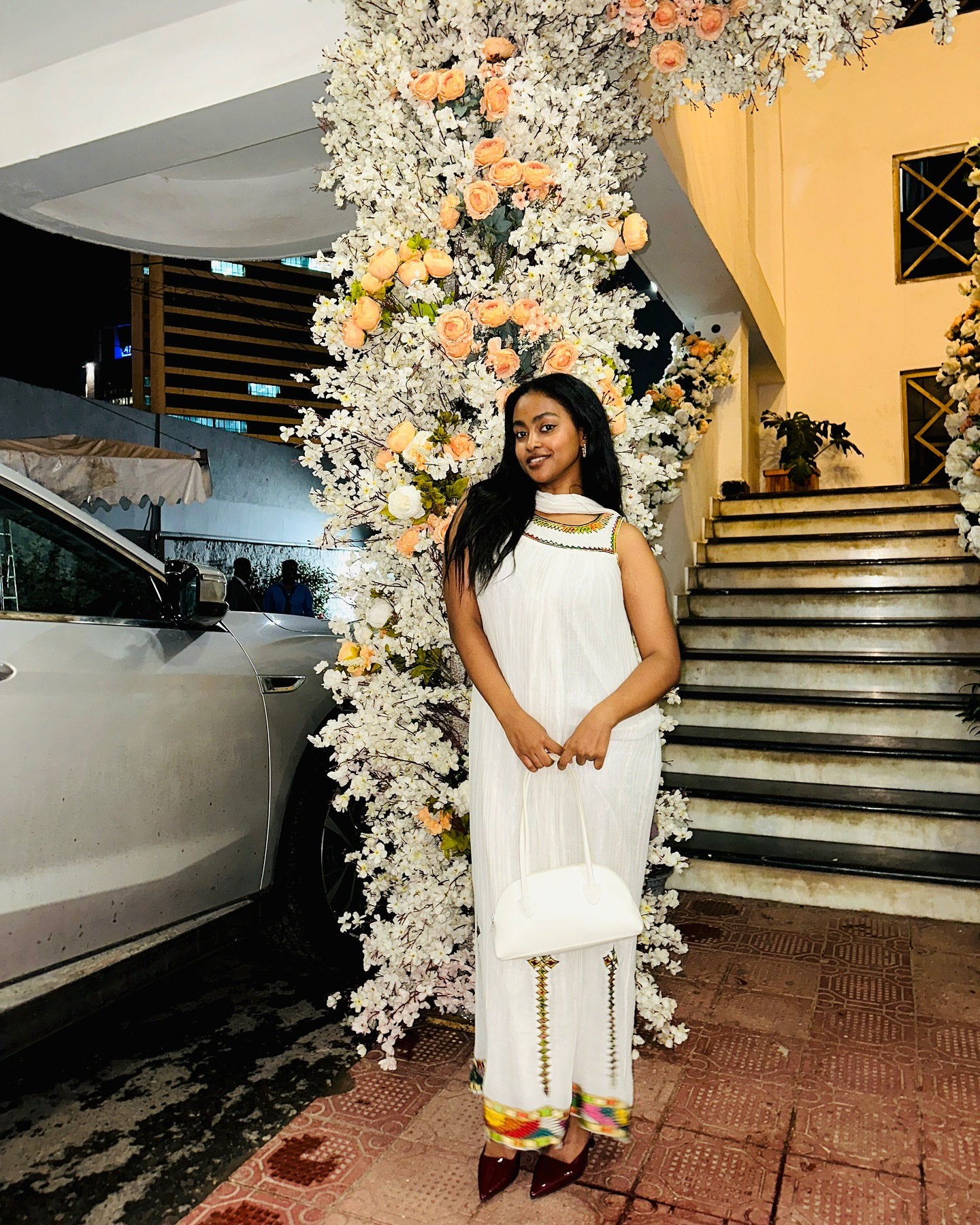 Simple Design Habesha Kemis Traditional Ethiopian Dress Cultural Habesha Dress For Festive 318