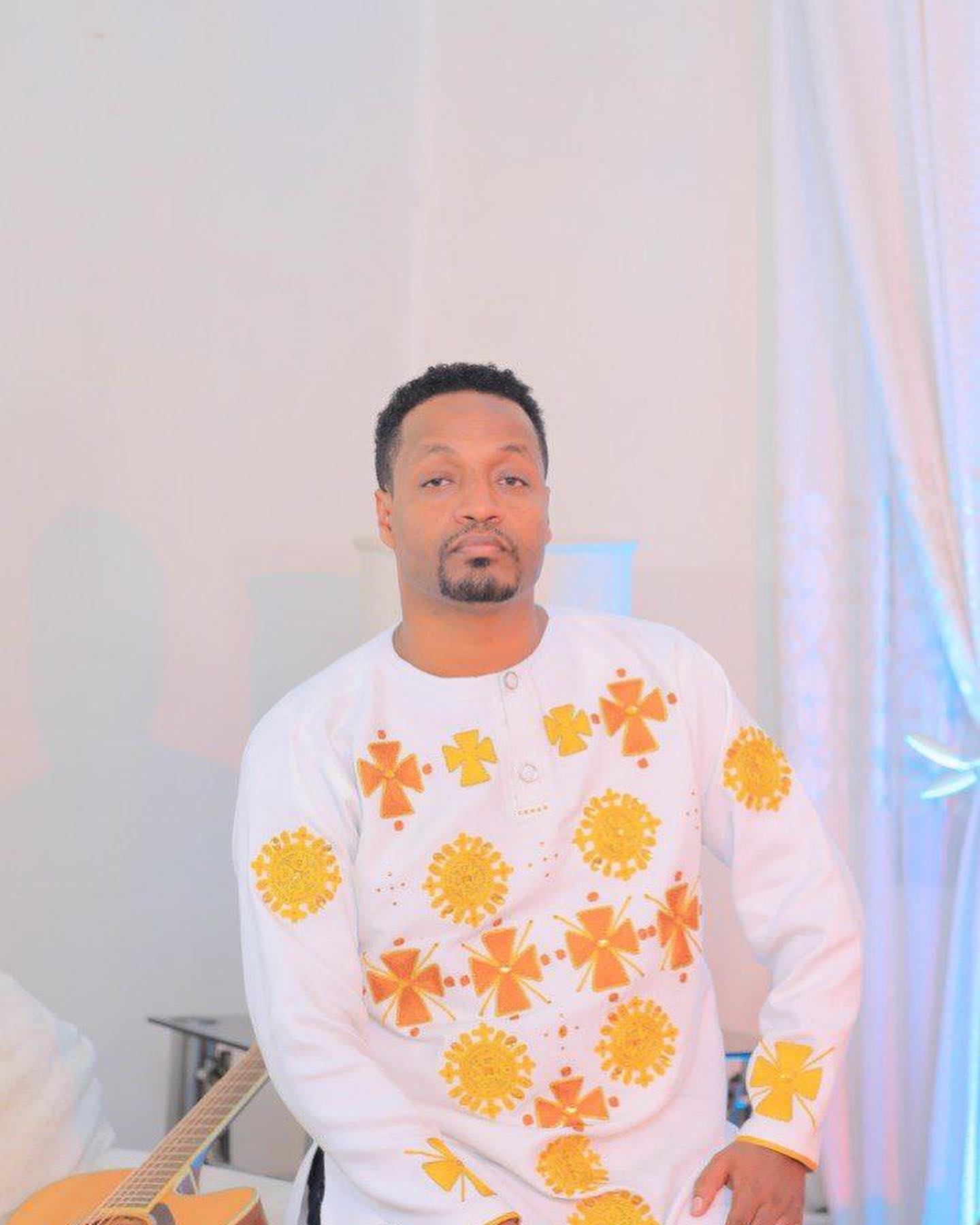 Men’s Habesha Outfit Authentic Ethiopian Cultural Clothing Eritrean Traditional Men's Wear 238