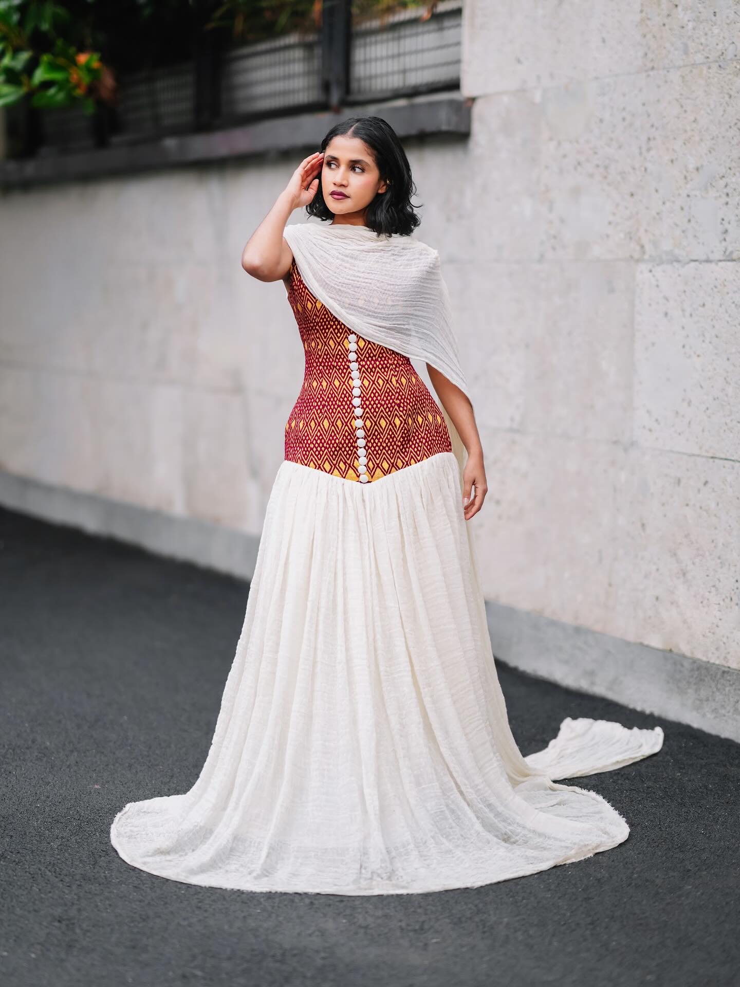 Sleeveless Habesha Kemis Online Elegant Ethiopian Traditional Dress Authentic Habesha Dress 204