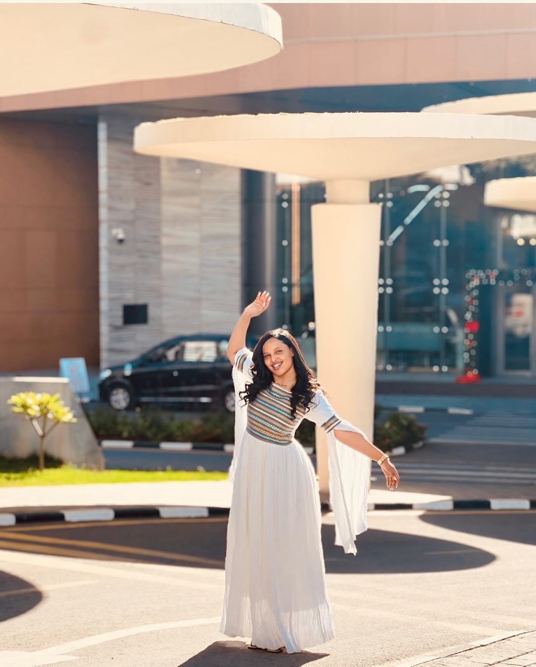 Stripped Habesha Kemis Festive Ethiopian Dress Multicolor Habesha Kemis 315