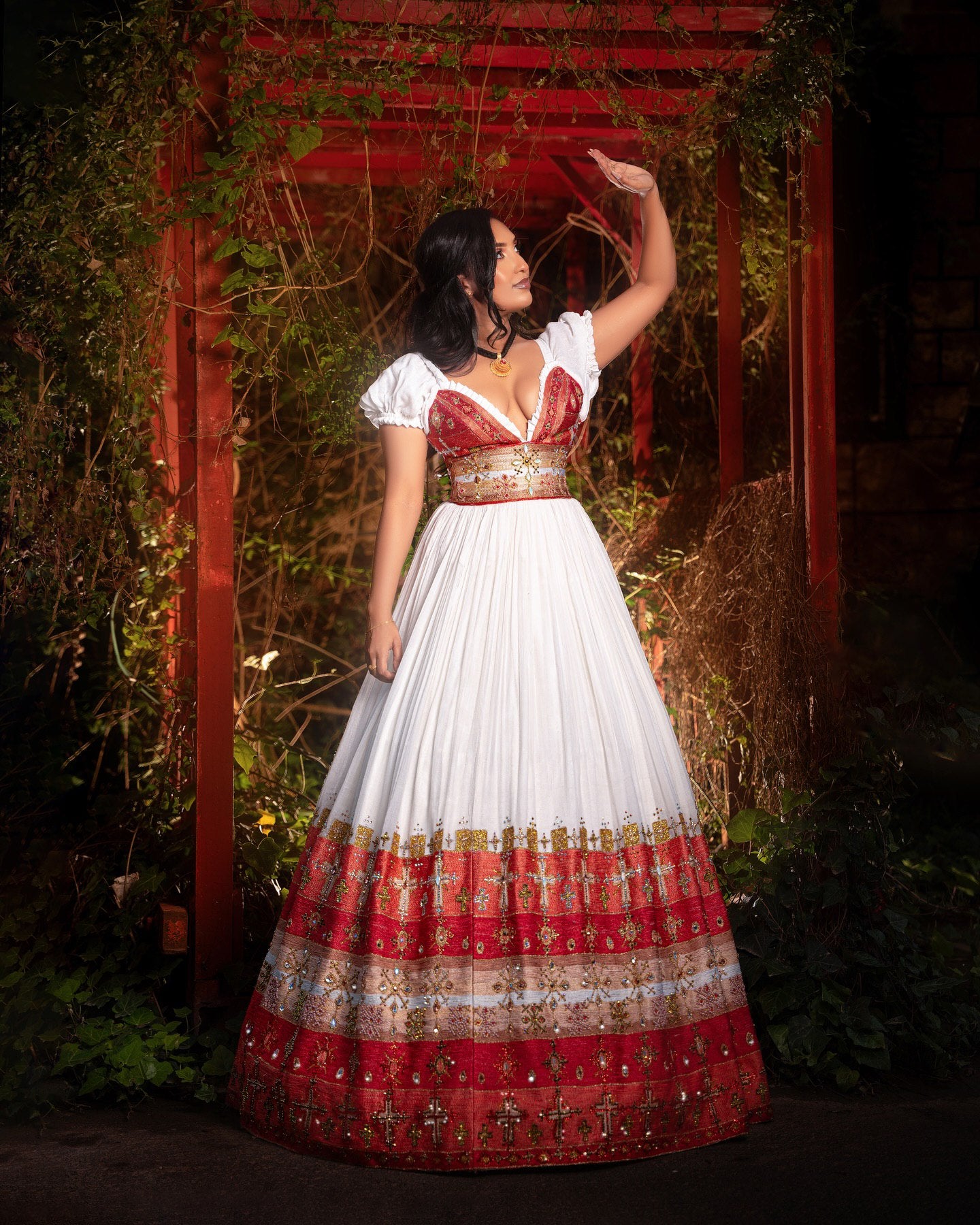 Ethiopian Traditional Dress For Wedding Vibrant Habesha Dress Traditional Ethiopian Wedding Dress 339