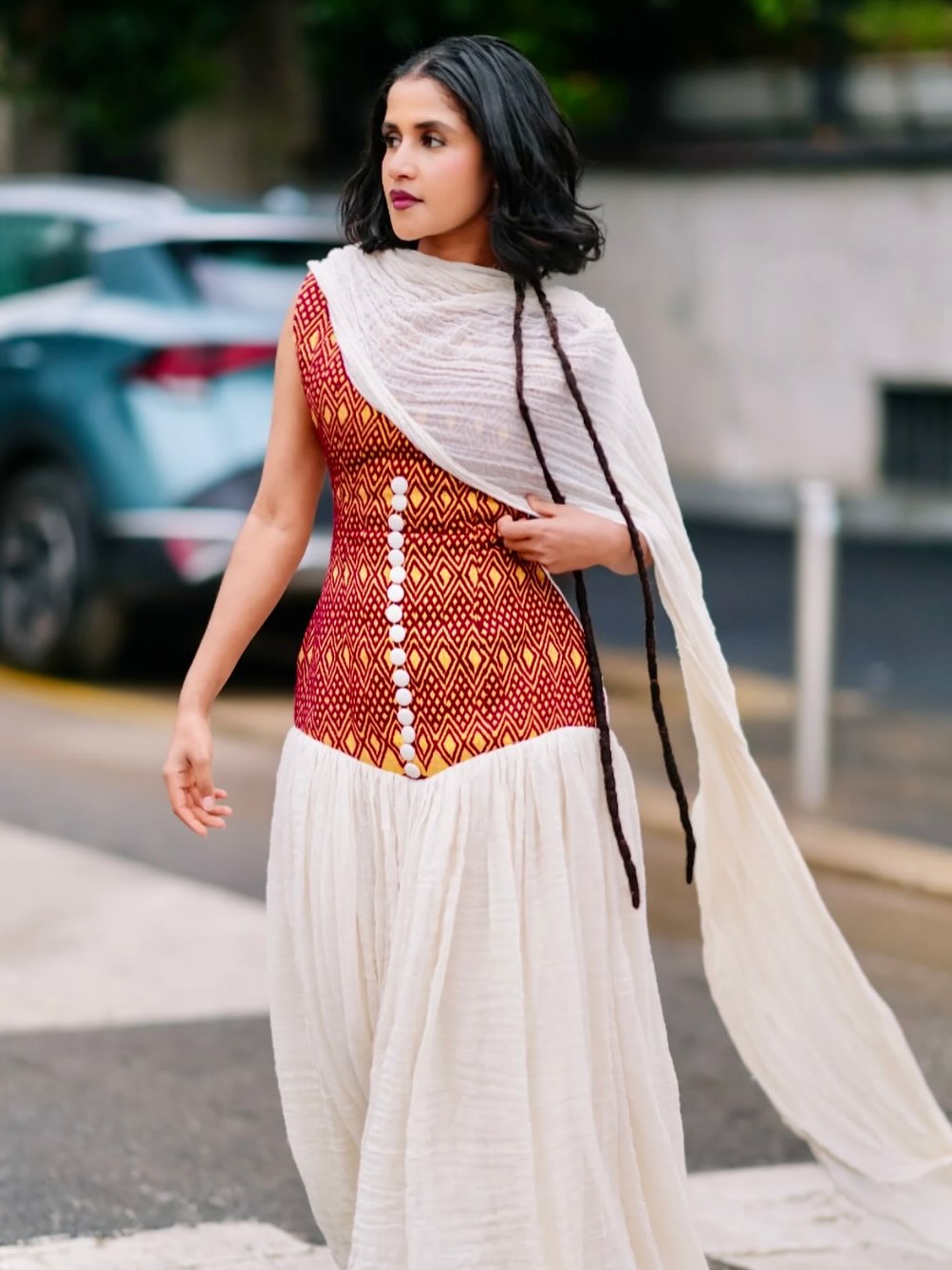 Sleeveless Habesha Kemis Online Elegant Ethiopian Traditional Dress Authentic Habesha Dress 204