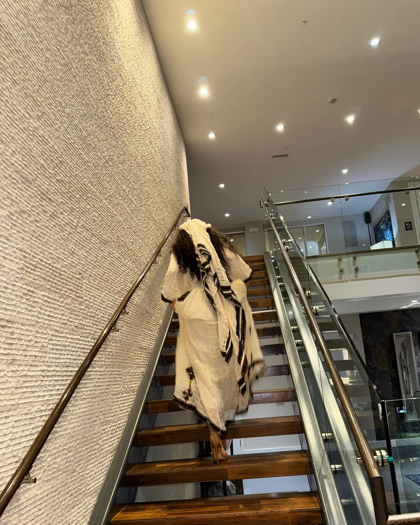 Authentic Eritrean & Ethiopian Clothing Handcrafted Habesha Dress Elegant Intricate Black Embroidery Habesha Kemis 274