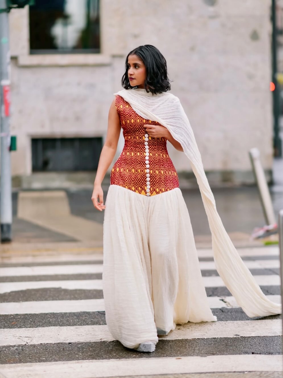 Sleeveless Habesha Kemis Online Elegant Ethiopian Traditional Dress Authentic Habesha Dress 204