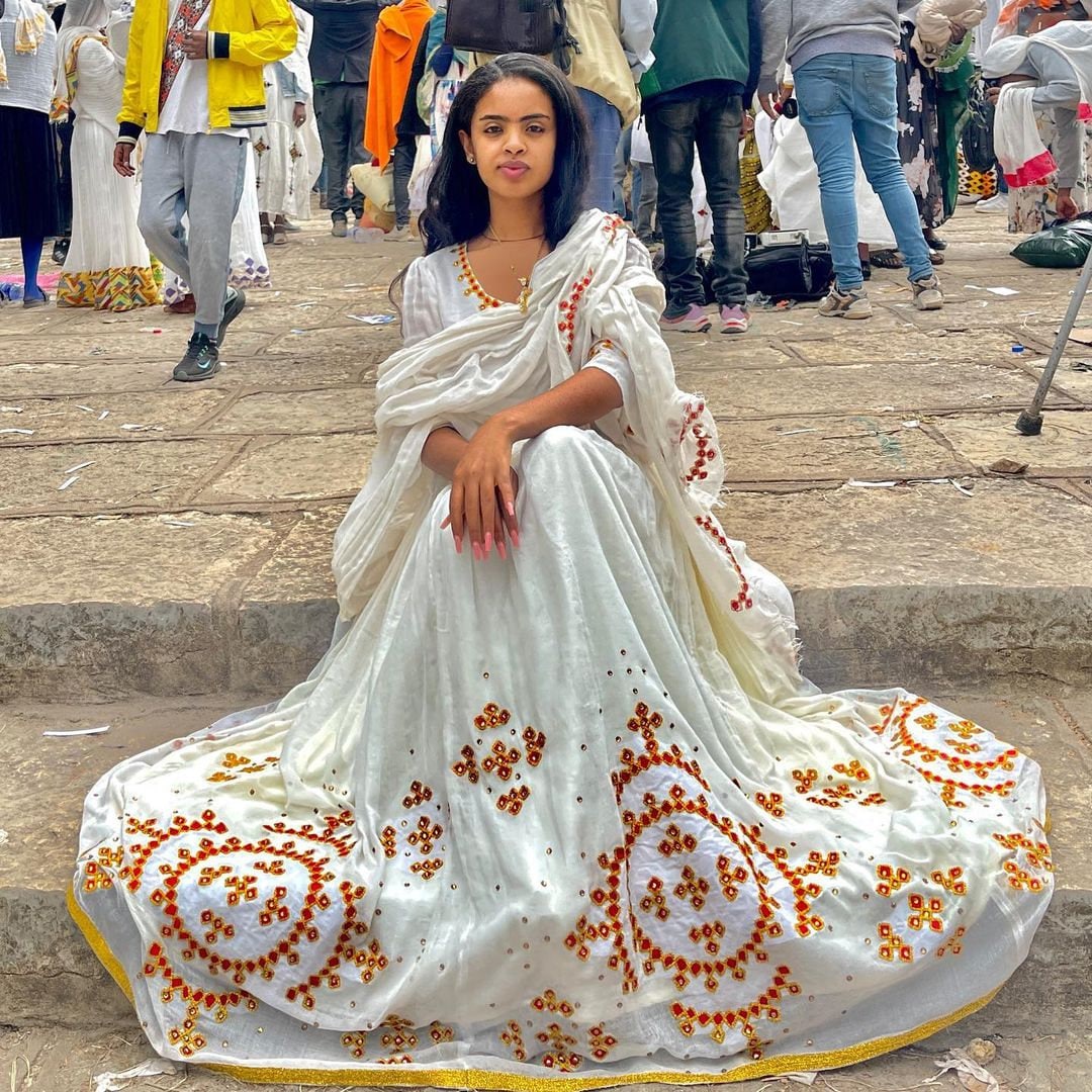 Gorgeous Habesha Dress Handwoven Habesha Kemis Modern Habesha Libs Eritrean Dress ሀበሻ ቀሚስ ሀበሻ ልብስ