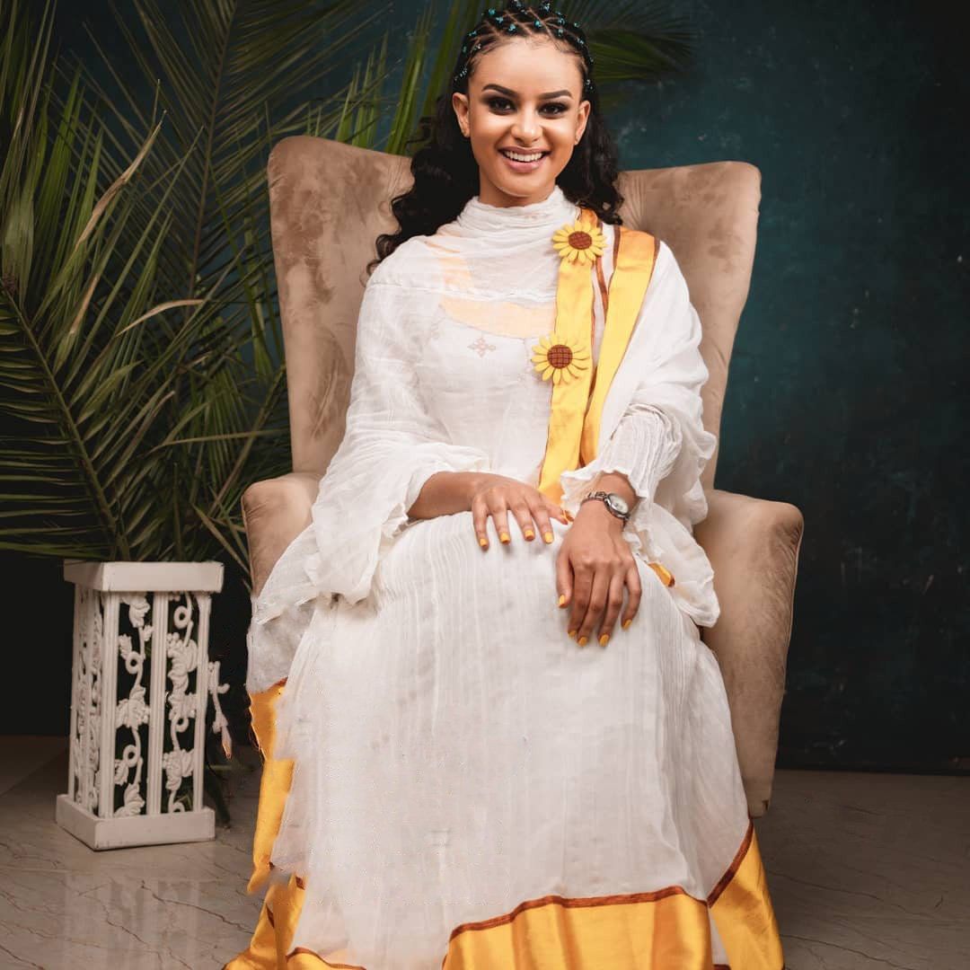 Gorgeous Habesha Dress Handwoven Habesha Kemis Modern Habesha Libs Eritrean Dress ሀበሻ ቀሚስ ሀበሻ ልብስ