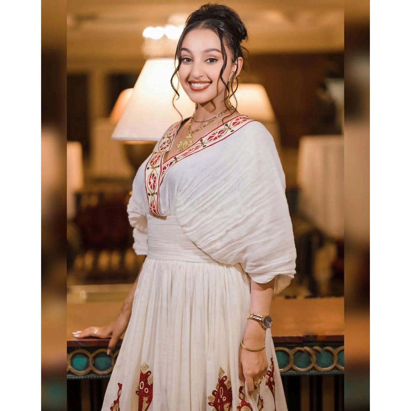 Gorgeous Habesha Dress Handwoven Habesha Kemis Modern Traditional Dress Eritrean Dress ሀበሻ ቀሚስ ሀበሻ ልብስ