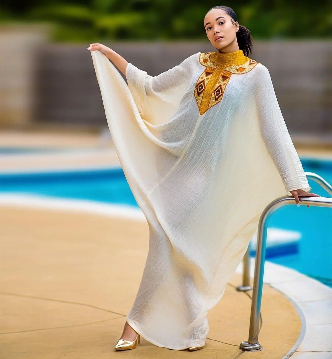 Modern Habesha Dress Ethiopian Traditional Dress Handwoven Habesha Libs Modern Habesha Kemis Eritrean Dress ሀበሻ ቀሚስ ሀበሻ ልብስ