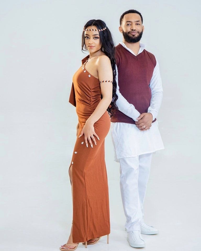 Oromo Couple's Outfit for Men and Women With Accessories Oromo Traditional Cloth Oromo Dress Habesha Cloth Habesha Kemis αα α»