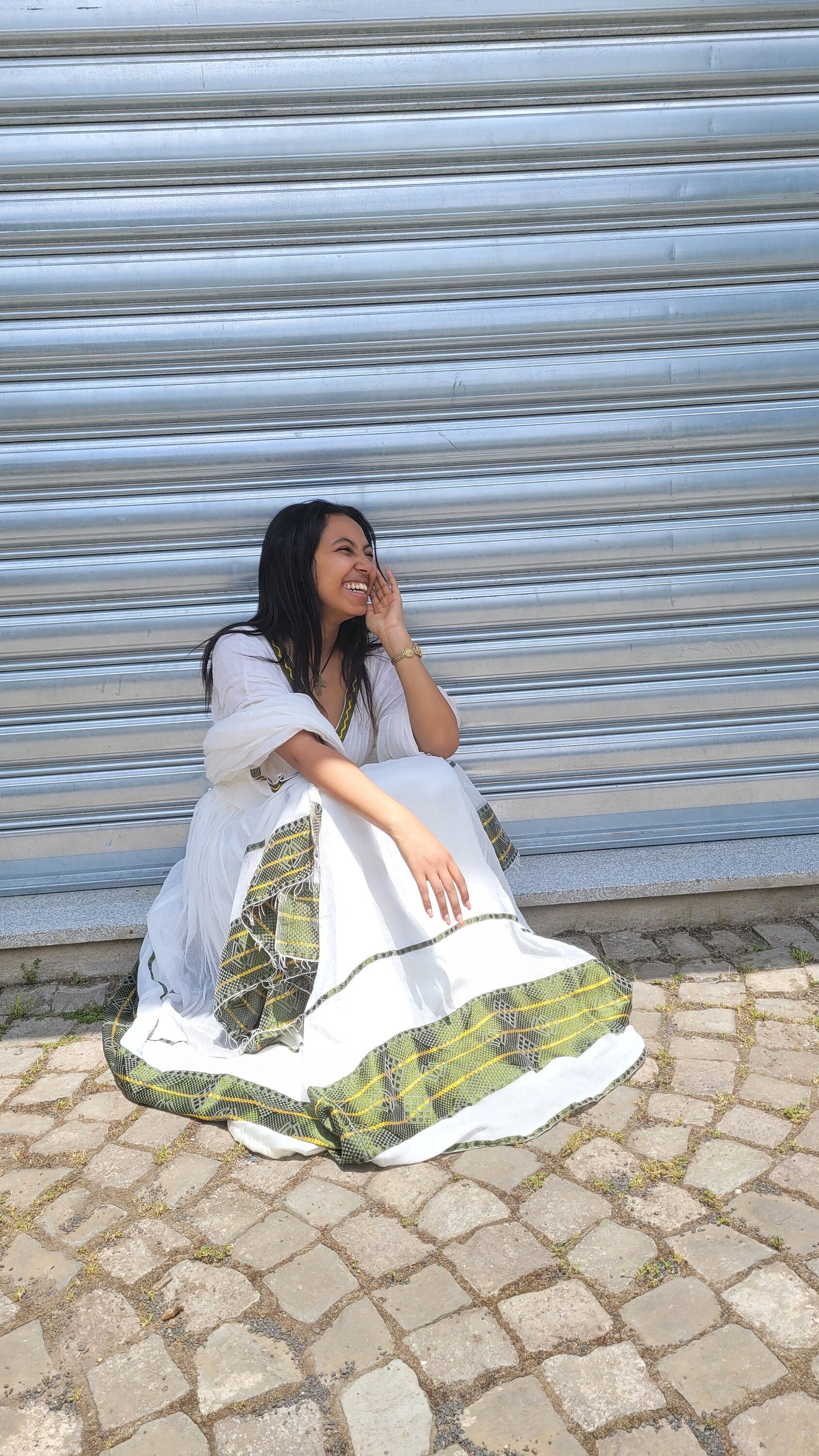 Green Design Simple Habesha Dress Design Modern Habesha Kemis Habesha Libs es00162