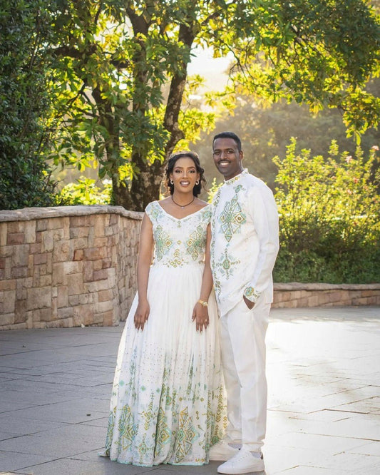 Habesha Couples Outfit for Weddings