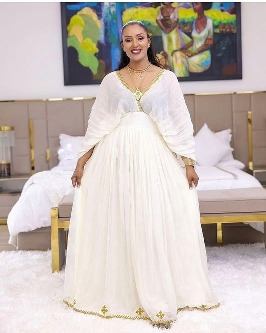 Modern Simple Habesha Dress 