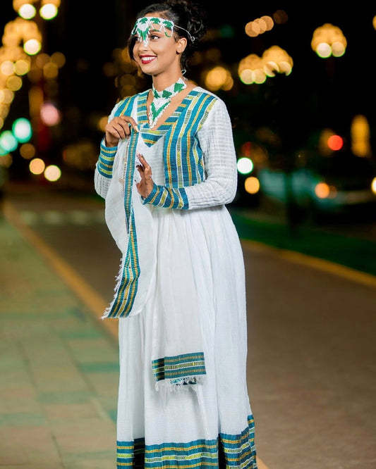  Blue Oromo Dress 