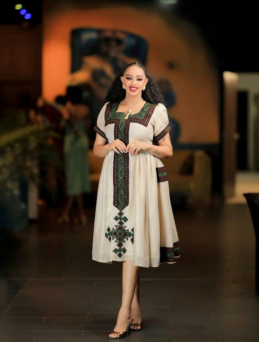 Habesha Cloth Traditional Ethiopian Dress & Eritrean Cultural Fashion
