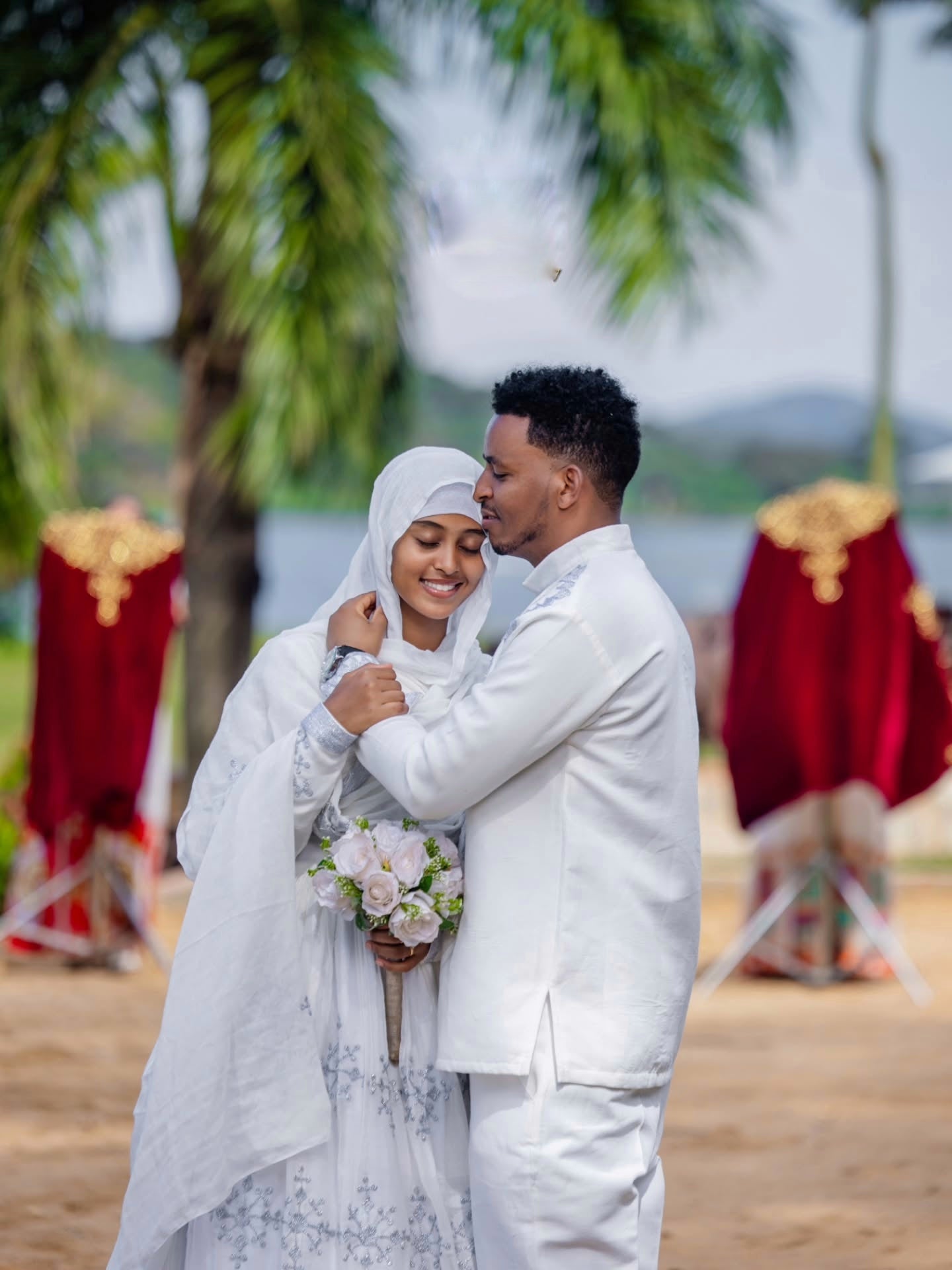 Matching Habesha Couple Outfit White Couple Set Ethiopian Clothing Graceful Couple Wear 205