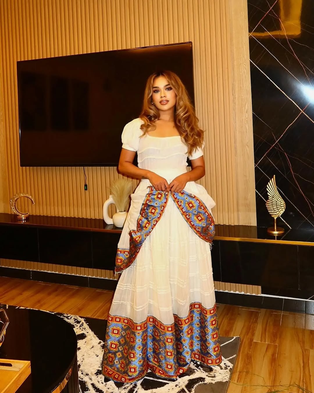 Luxury Multicolored Habesha Dress