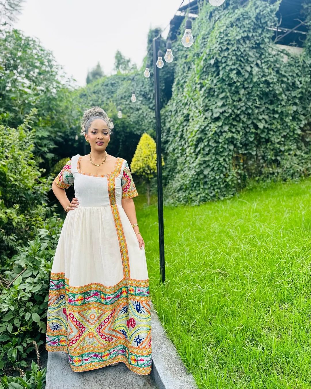 Eccentric Design and Look with Traditional Ethiopian Dress