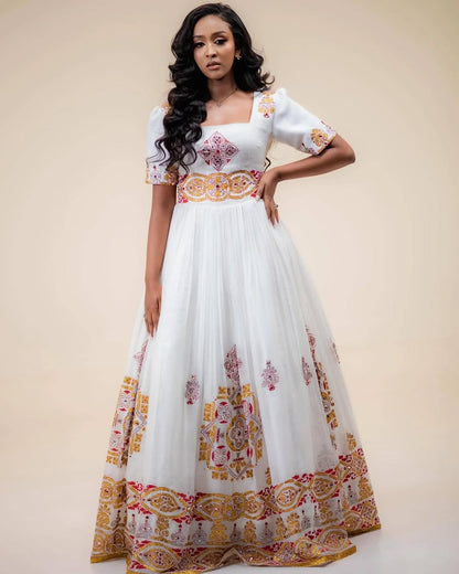 Glorious Golden Habesha Dress