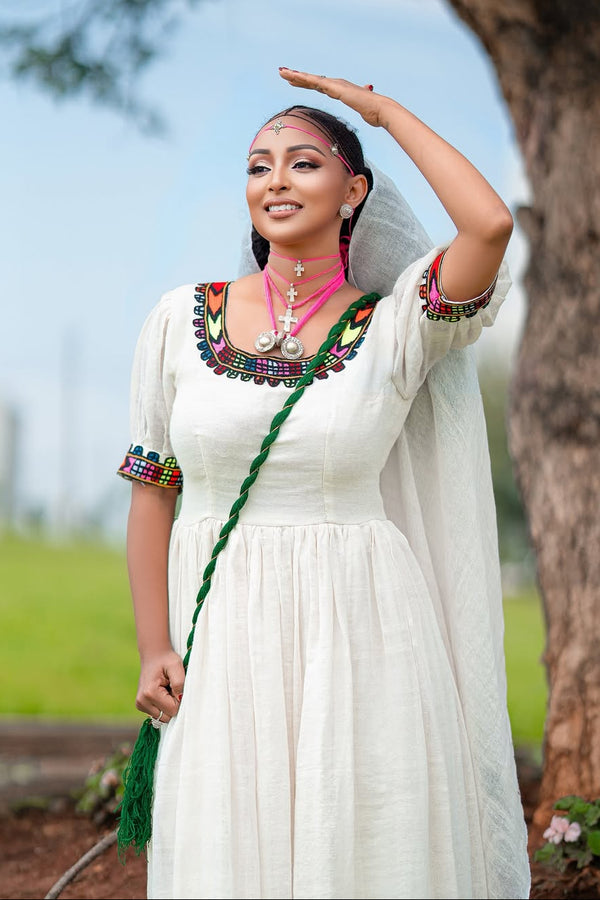 Traditional Ashenda Kemis with Colorful Accents for Cultural Events
