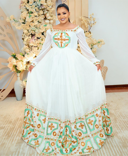 Timeless Sophistication Habesha Dress Graceful Habesha Kemis
