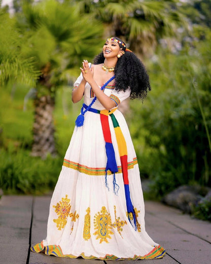 Cultural Gorgeous Ashenda Dress Beautiful Habesha Dress