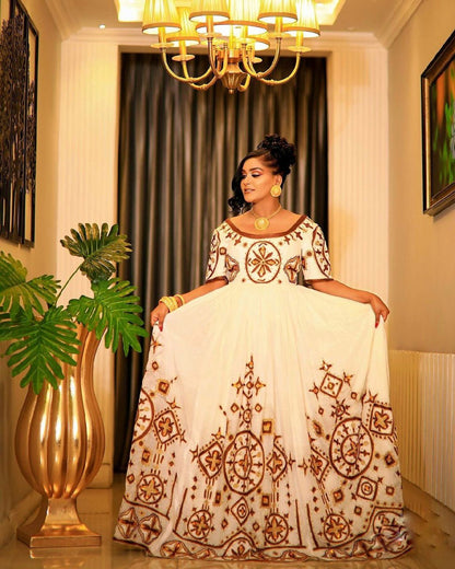Beautiful Red Design Wedding Habesha Dress Habesha Kemis Ethiopian Dress Style Traditional Habesha Libs