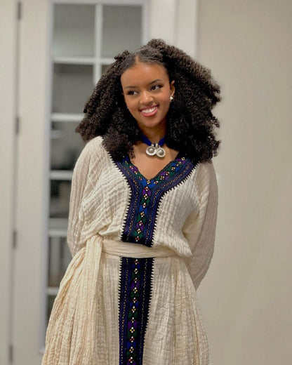 Simple Fetil Cultural Habesha Dress Ethiopian Traditional Dress Habesha Kemis