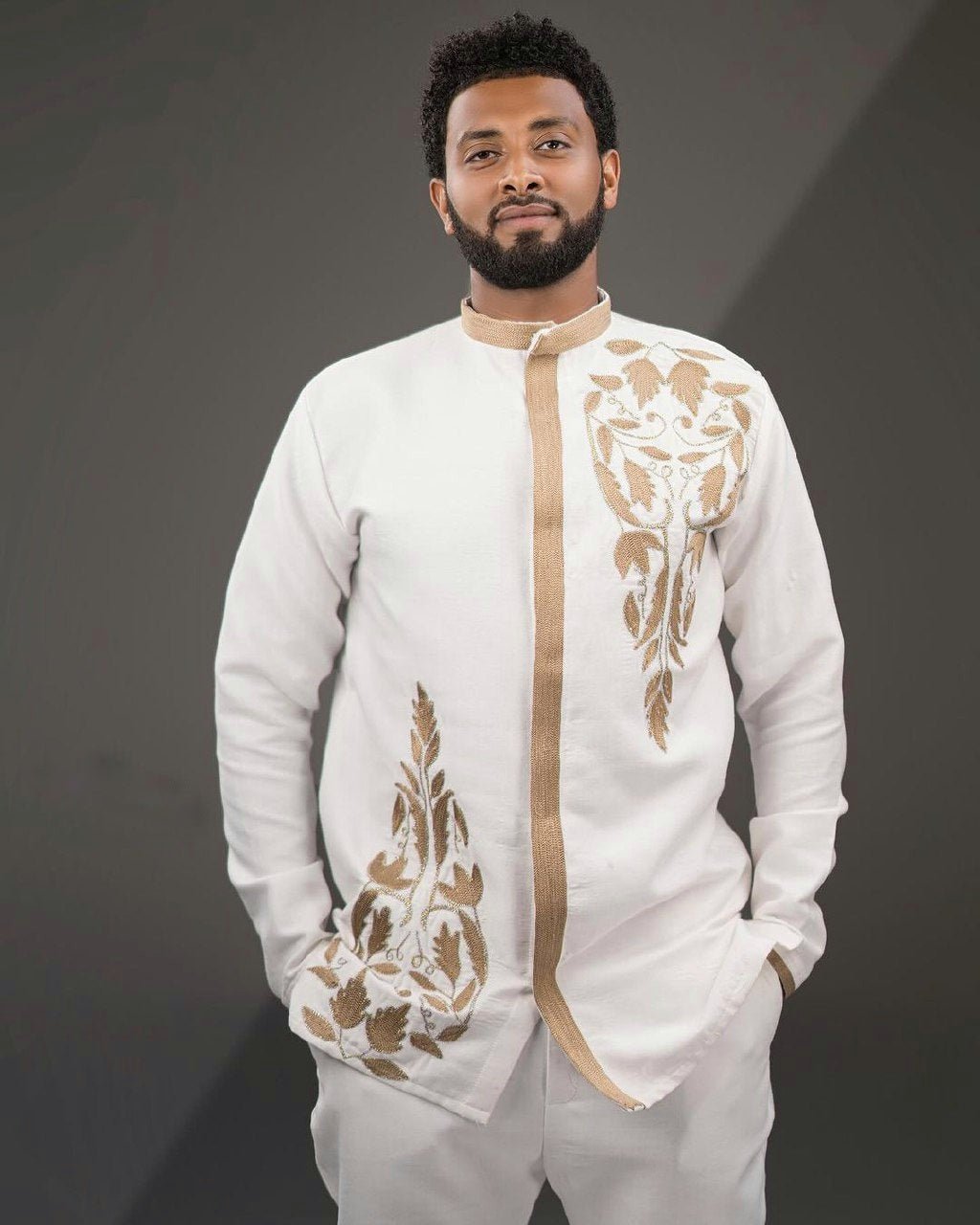 Gorgeous Wedding Stylish Habesha Couples Outfit Modern Ethiopian Outfit Matching Couples Outfit