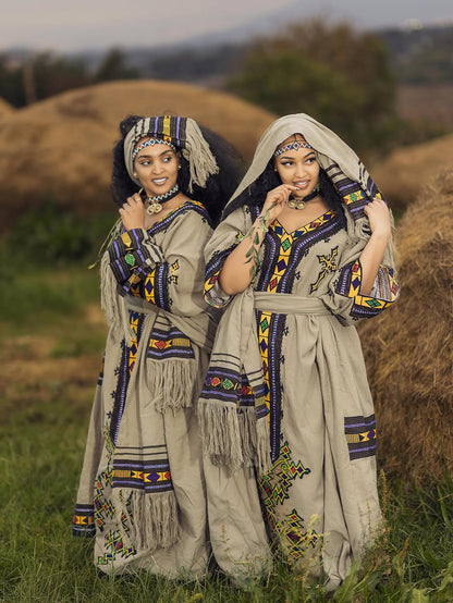 Traditional Ashenda Kemis with Colorful Embroidery for Cultural Celebration