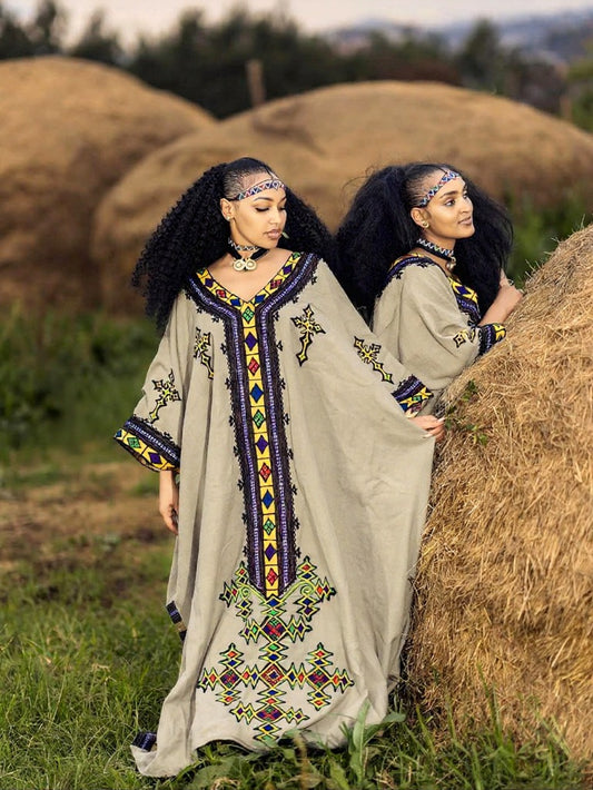 Traditional Ashenda Kemis with Colorful Embroidery for Cultural Celebration