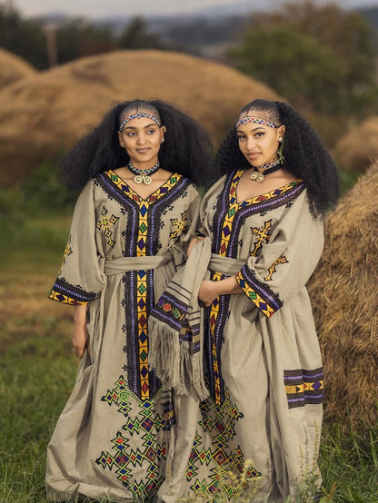 Traditional Ashenda Kemis with Colorful Embroidery for Cultural Celebration