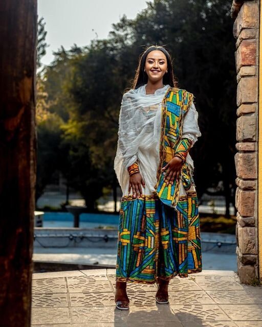 Timeless Pattern Habesha Dress Design 2023 Habesha Kemis
