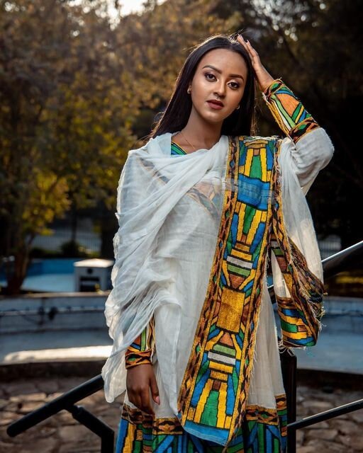 Timeless Pattern Habesha Dress Design 2023 Habesha Kemis
