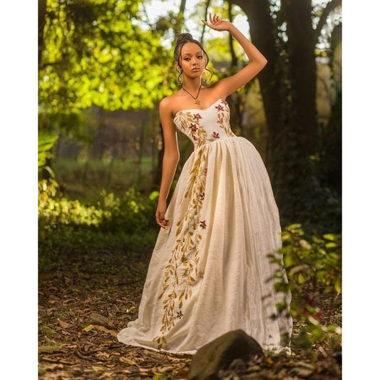 Modern Habesha Dress Ethiopian Dress Women's Dress Habesha Kemis Eritrean Dress Women's Style ሀበሻ ቀሚስ ሀበሻ ልብስ