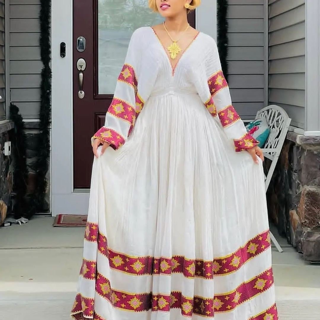 Exquisite Tibeb Kemis: A Beautiful Masterpiece of Ethiopian Art, Habes ...