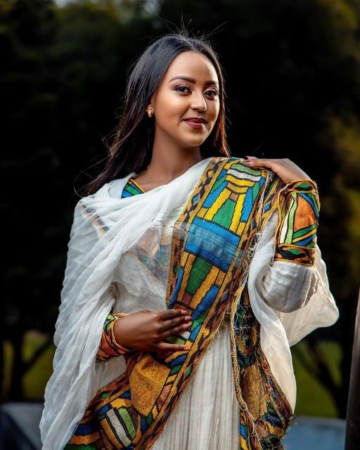Timeless Pattern Habesha Dress Design 2023 Habesha Kemis