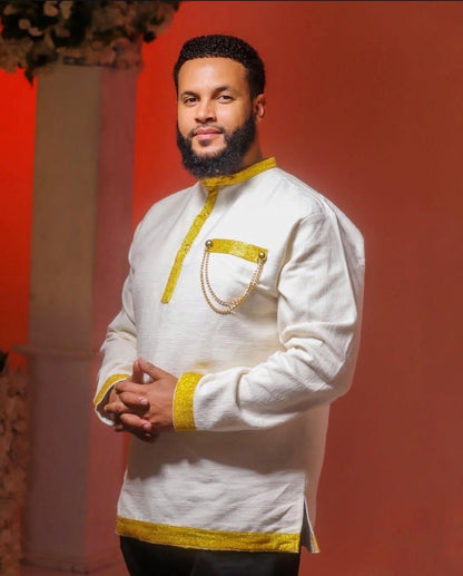 Yellow Tilf Habesha Shirt For Men Simple Habesha Shirt Habesha Libs For Men