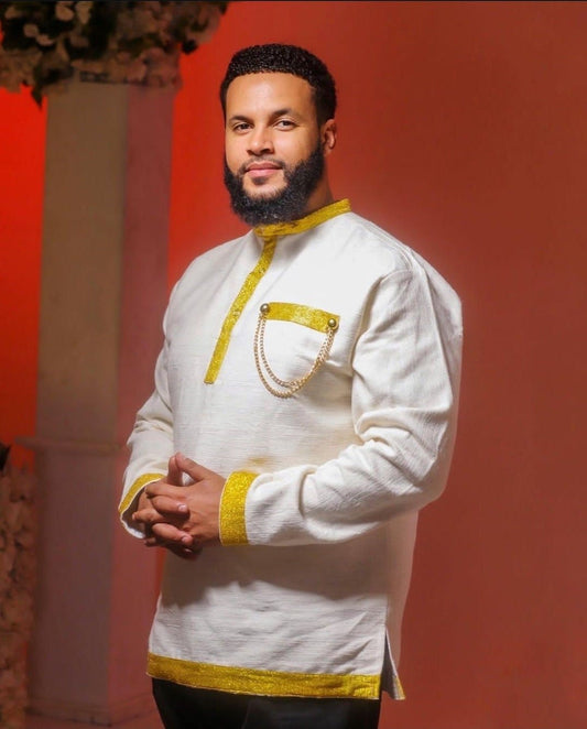 Yellow Tilf Habesha Shirt For Men Simple Habesha Shirt Habesha Libs For Men