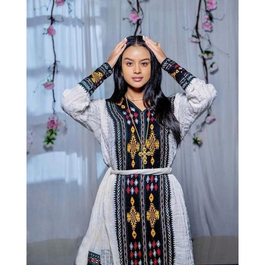 Majestic Axum Fetil Handwoven Habesha Dress, Zuria, Habesha libs, Habesha kemis, ሀበሻ