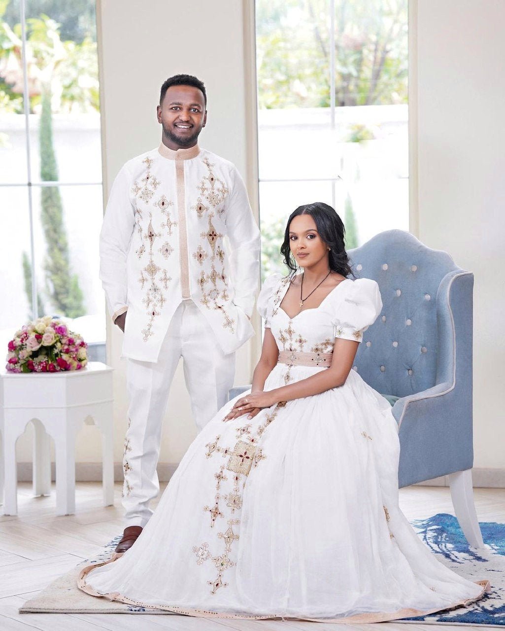 Timeless Habesha Couples Cloth for Men and Women, Zuria, Habesha libs, Habesha kemis, ሀበሻ