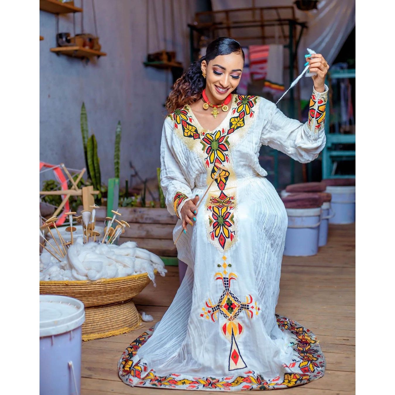 Handwoven Habesha Dress Exquisite Ethiopian Dress Habesha Kemis Zuria Traditional Ethiopian Dress Eritrean Dress ሀበሻ ቀሚስ ሀበሻ ልብስ