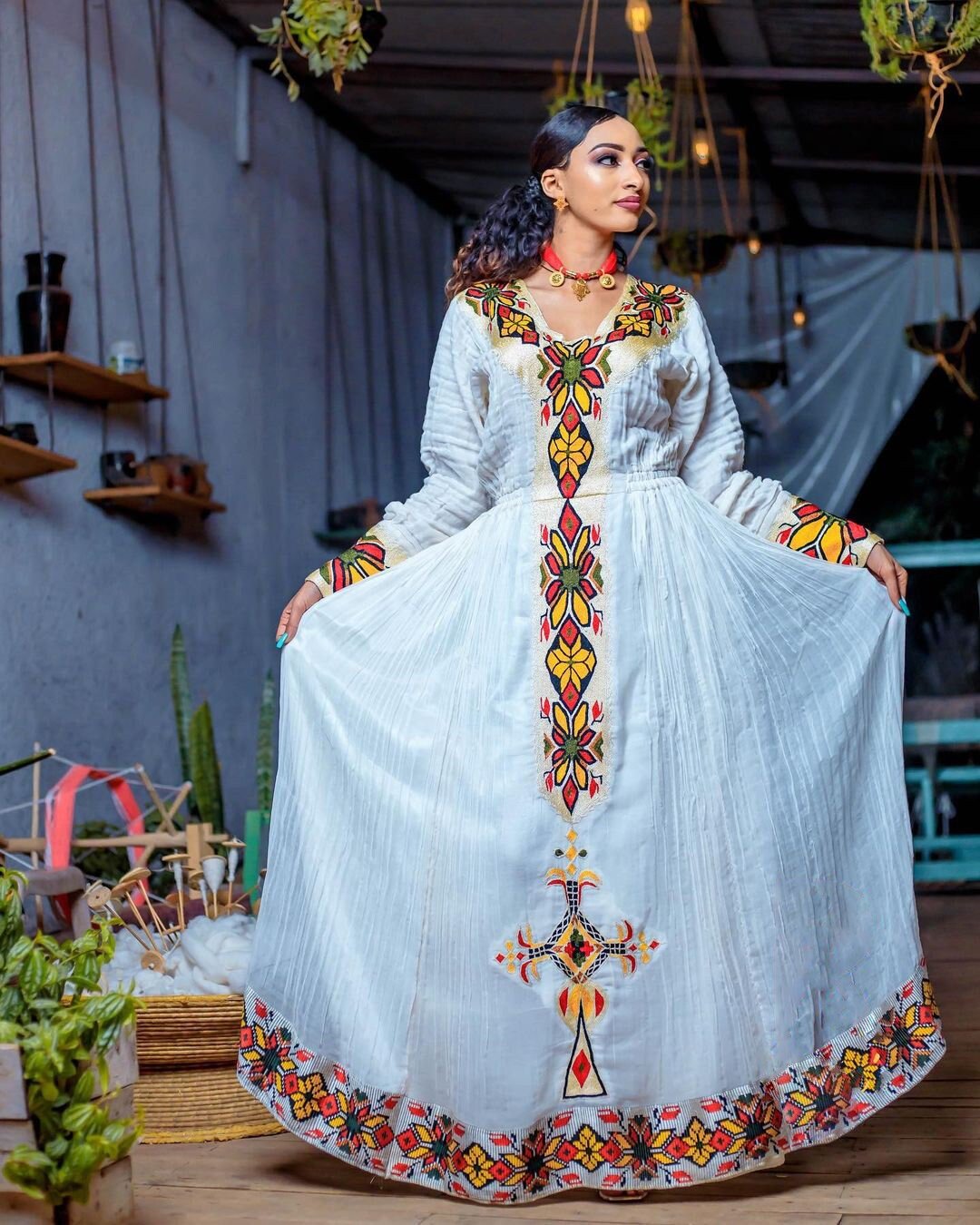 Handwoven Habesha Dress Exquisite Ethiopian Dress Habesha Kemis Zuria Traditional Ethiopian Dress Eritrean Dress ሀበሻ ቀሚስ ሀበሻ ልብስ