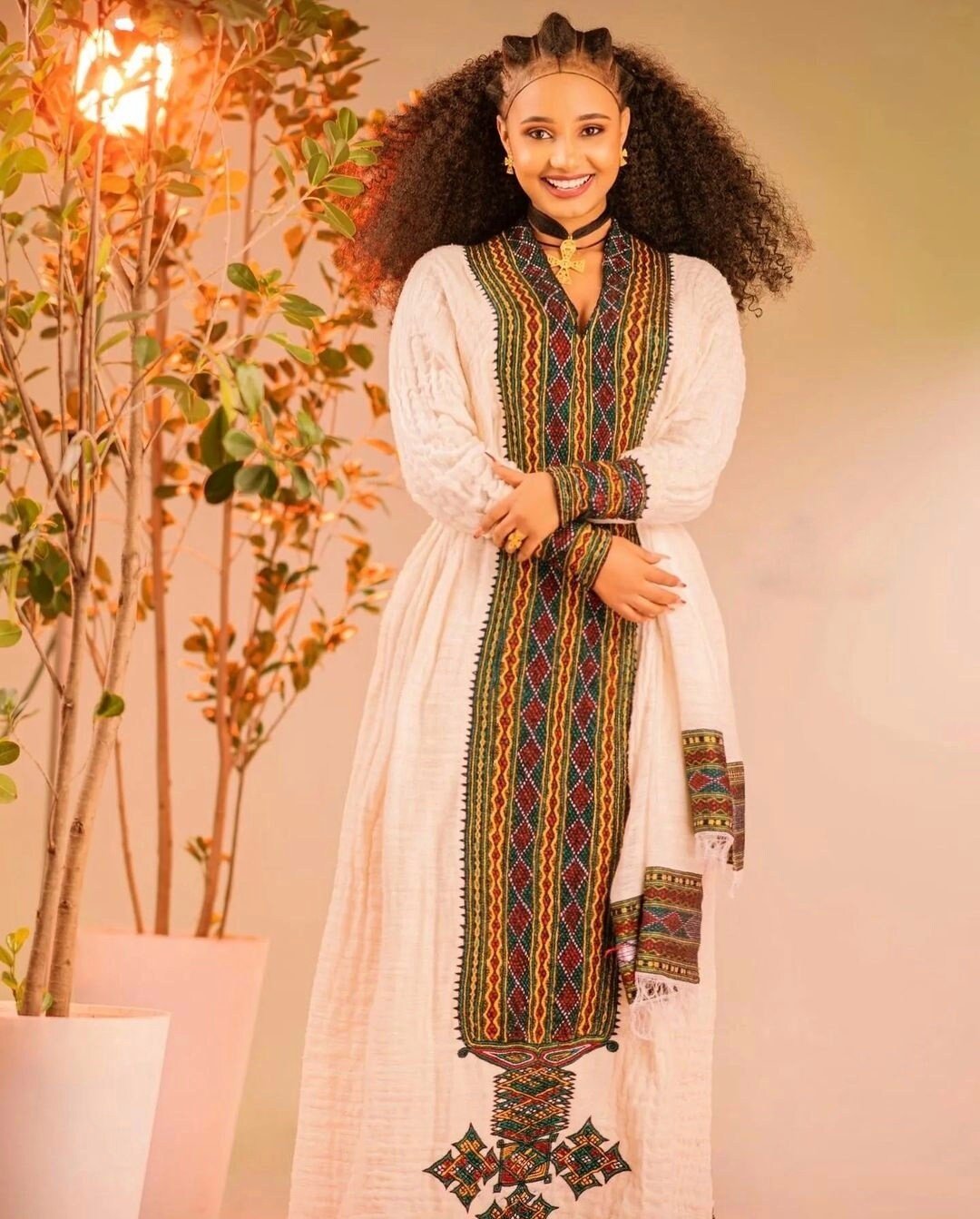 Handwoven Habesha Dress Exquisite Habesha Kemis Modern Habesha Libs Eritrean Dress ሀበሻ ቀሚስ ሀበሻ ልብስ