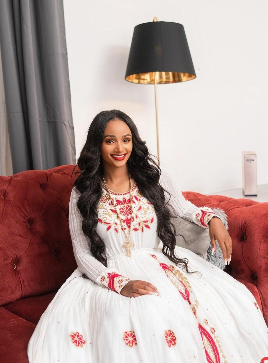 Wedding Habesha Dress Handwoven Habesha Kemis Modern Habesha Libs Eritrean Dress ሀበሻ ቀሚስ ሀበሻ ልብስ