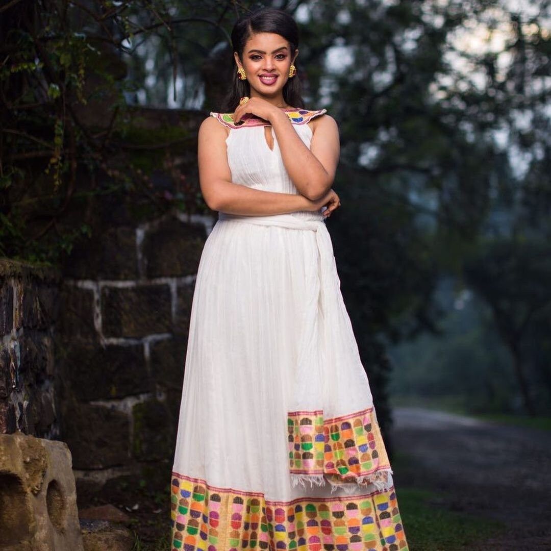 Modern Habesha Dress Handwoven Habesha Kemis Simple Habesha Libs Eritrean Dress ሀበሻ ቀሚስ ሀበሻ ልብስ