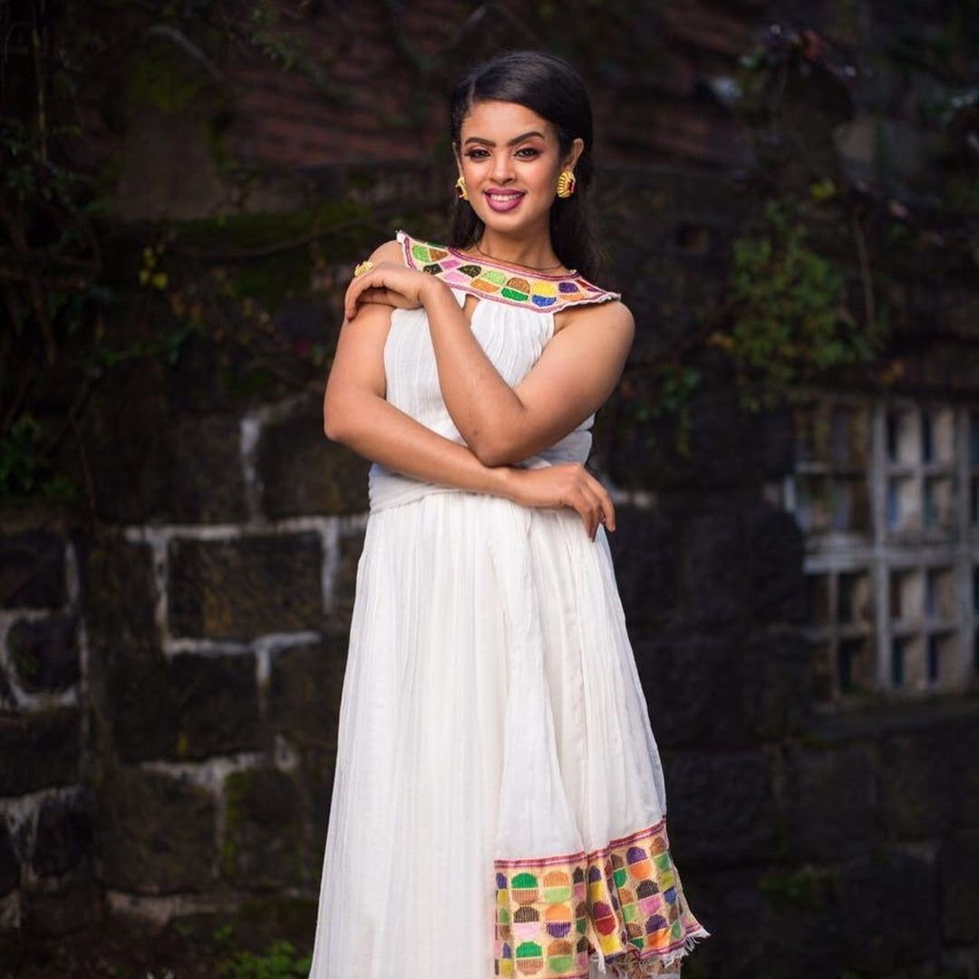 Modern Habesha Dress Handwoven Habesha Kemis Simple Habesha Libs Eritrean Dress ሀበሻ ቀሚስ ሀበሻ ልብስ